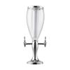 Dispensador de Cerveza de Doble Cabezal 3L Cubo de Cola Brillante Comercial Torre de Cerveza Cubo de Cerveza para Bar Cubo de Bebida de 5L Cubo de Cerveza de Barril