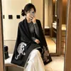 Bufanda y chal con estampado de leopardo estilo "old money" vintage más vendidos para mujer, adecuados para todas las estaciones, con un tacto lujoso y elegante