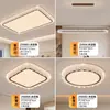 Lámpara de Techo para Sala de Estar Estilo Lujo Ligero, Lámpara Rectangular para Vestíbulo Principal, Lámpara de Techo para Dormitorio de Alto Brillo Estilo Italiano, Paquete para Toda la Casa