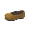Zapatos Mary Jane para Niñas, Nuevos Zapatos Planos de Cuero de Otoño, Zapatos Individuales para Niños, Zapatos Slip-On Suaves Estilo Retro Francés de Princesa