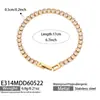 Conjunto de Pulsera y Collar de Lujo Ligero de Nicho Exquisito Estilo Ins Lleno de Diamantes de Zirconia, Joyería de Alta Gama, Acero Inoxidable Chapado en Oro de 18K