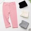 Ropa Infantil Leggings Infantiles Verano Finos Bebé Casual Moda Ropa Exterior Pantalones Medios Niñas Versátiles Pantalones Cortos