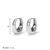 Pendientes Minimalistas de Estilo Francés para Mujer, Aros Exquisitos Dorados de Nicho, Clips Redondos Únicos, Accesorios para Orejas Versátiles al por Mayor