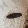 Estilo Coreano de Início de Outono Tecido Retrô BB Clip Simples Presilha de Veludo para Sair Presilha para Franja Lateral Sentimento de Alto Padrão Presilha para Cabelos Rebeldes para Mulheres