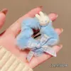 Lindo pasador de pelo de conejo con lazo y estrella para mujer, pinza para flequillo, pinza lateral de mezclilla, accesorio para el pelo de niños