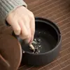 Cinzeiro Criativo Chinês com Tampa, Cinzeiro Retro Anti-Cinzas, Copo Grande para Cigarros de Luxo Acessível de Escritório