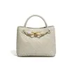 Bolso de Mano Metálico de Hebilla de Mariposa de Alta Gama Transfronterizo para Mujer, Bolso Cruzado de Hombro Versátil Retro, Bolso de Mano Tejido Casual