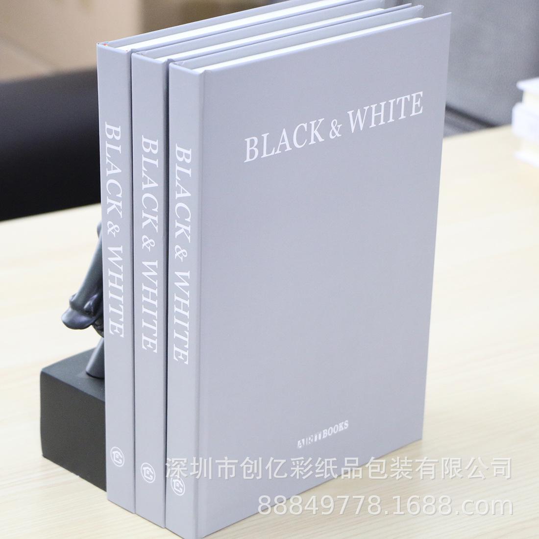 新款样板房装饰书黑白灰系列