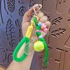Llavero Creativo Miu Pulsera de Tenis Colgante para Mochila Llavero Lindo para Pareja Colgante Pequeño Regalo