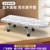 Almohadilla Eléctrica Plegable para Planchar de Escritorio para el Hogar Tabla de Planchar de Madera Maciza Tabla de Planchar Tabla de Planchar Pequeña