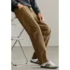 Jeans Casuais Retrô Lavados de Sarja Grossa Peso Pesado Masculino 2025 Primavera Novos Calças Retas Pequenas