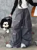 Pantalones Cargo para Niñas Pantalones Casuales de Otoño 2025 Nuevos Elegantes Pantalones de Pierna Ancha para Niños Pantalones Largos de Street Dance
