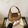 Bolso Maillard de alta gama, estilo nicho, para mujer, nueva colección otoño 2026, bolso de hombro retro para el día a día, bolso cruzado en forma de media luna