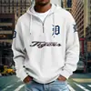 Ropa Nueva para Hombre Transfronteriza Amazon Más Vendida Cremallera Multibolsillo Nueva Sudadera Tendencia de Comercio Exterior Sudadera Serie NFL