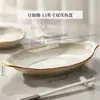Prato de Cerâmica de Alta Qualidade 2025 Novo Prato de Louça Doméstico Cor Sob Esmalte Prato Fundo Prato de Luxo Acessível Prato de Jantar Pratos Louças Utensílios de Mesa
