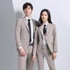 21 primavera e verão novo masculino e feminino roupa de negócios moda de negócios terno logo bordado fábrica direta atacado