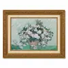 Pintura a Óleo Estilo Europeu Frutaria Natureza Morta Moldura Dourada Vintage Arte de Parede Decorativa para Sala de Jantar, Sala de Estar ou Hall de Entrada