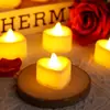 Velas eletrônicas LED transfronteiriças, pequenas velas românticas em formato de coração, adereços para declarações de aniversário, pedidos de casamento e arranjos de cena de casamento
