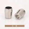Campana Metálica Colgante Cilíndrica Hebilla de Cabeza de Cuerda de Paso Directo Aleación Electrogalvanizada Hebilla de Cola de Cuerda de Pantalón Botón Jinda