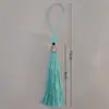 Al por mayor 8cm Azul Lago Borla Flecos DIY Accesorios para Joyería Hecha a Mano Otoño Verde Fragante Colgante de Borla