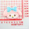 Accesorios de Dibujos Animados Pegatinas para Taza de Agua, Oso Fresa DIY Caja de Almacenamiento Brillante, Caja Grande de Resina, Materiales para Hebillas de Zapatos