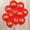 10.1 Celebrando el Día Nacional Decoración de Ambiente Diseño Festivo Venta al por Mayor de Globos Globos de Látex Redondos Rojos Engrosados