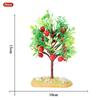 Juguete infantil simulación micro paisaje planta árbol frutal modelo paisaje árbol escena árbol arena mesa decoración animal modelo