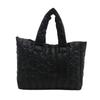 Bolso de Mano Casual Elegante para el Trabajo Invierno 2025 Nueva Moda Bolso de Algodón Acolchado Bolso Tote de Gran Capacidad