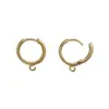 Pendientes Retro Redondos con Aro Colgante Hebilla de Oreja Agujero Único Gancho de Oreja Estilo Europeo Gancho Francés Accesorios de Material para Joyería Hecha a Mano DIY