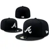 Guereros de Comercio Exterior Gorra de Béisbol Nueva Gorra de Visera Plana Liga Deportiva Americana Gorra Cerrada Moda Talla Única Gorra de Visera Plana Transfronterizo