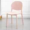 Sillas Coloridas de Moda, una Opción Ideal para Apartamentos Pequeños, Sillas de Comedor de Plástico Minimalistas Modernas con Diseño Delgado, Sillas de Lujo Ligero para Uso Doméstico
