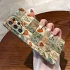 Capa de celular AliExpress mais vendida estilo patchwork xadrez floral coração Galáxia S26, capa rígida estilo artístico S25+