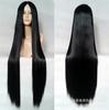 Jifu 100cm cabelo reto peruca dos desenhos animados cosplay universal cabelo longo liso feminino de seda de alta temperatura cabelo longo liso fabricantes