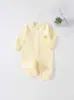 Mameluco de Terciopelo Suave para Bebé, Tipo Primavera y Otoño un Traje para Gatear, Ropa para Bebés, Pijama Interior, Manga Larga Primavera y Otoño