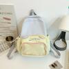 Mochila Transparente Cross-Border Pain Bag para Estudantes do Ensino Médio e Superior Mochila Estudantil Fofa Pain Bag Estilo Faculdade Grande Capacidade Bolsa Escolar para Mulheres