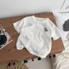Top Coreano de Manga Corta Holgado con Puntos de Colores Nuevo para Verano 2026 para Niños y Niñas