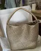 2024 nuevo bolso de alta calidad tejido a mano bolso tote grande para hombro bolso de axila bolso cubo bolso para mamá moda