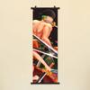 Pintura en aerosol HD caricatura one piece Luffy Sauron pintura colgante pintura decorativa para dormitorio póster de exposición de cómic pintura colgante