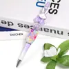Novo Suporte de Flores Colorido de Acrílico Estrela de Cinco Pontas Flor Flor Holder Corrente para Celular DIY Caneta com Contas Buraco Central Suporte de Flores Acessórios de Joalheria