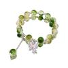 Nuevo Pulsera de Cuentas Estilo Chino Agrietadas por el Hielo con Bendiciones Celestiales, Alto Valor Estético, Diseño de Anillo Giratorio, Pulsera de Lujo Ligero para Pareja Estudiante Venta al por Mayor