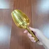 Pala de Hielo Engrosada de Acero Inoxidable, Pala para Harina de Palomitas de Maíz, Arroz, Alimento, Fruta Seca, Té, Pala de Comida Multiusos para Tiendas de Té con Leche