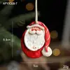 Resina Navideña Vintage Copos de Nieve Pintados de Resina, Corazones, Estrellas de Cinco Puntas, Decoraciones de Árbol de Navidad, Adornos Colgantes y Arreglos
