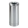 Gpx-180A Acero Inoxidable Flor Grabada 17L Redondo Estilo Hong Kong Bote de Basura Hotel Cubo de Papel Sanitario para Desechos Toallero