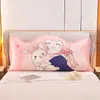 Almofada de cabeceira de pelúcia de desenho animado estilo europeu para bebê, travesseiro de encosto para cama, travesseiro de encosto para dormitório, almofada macia de cabeceira para sofá fofo