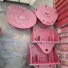 Roda de cauda resistente ao desgaste em aço fundido, roda de cauda de ancinho P-30B, roda de cauda fixa para guincho de cabo, roda de cauda 5T-12T