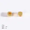 Vendas Quentes Transfronteiriças DIY Acessórios de Pulseira de Cristal Ouro Quadrado Perfurado Pequenas Contas Espaçadoras Acessórios Vendas Diretas de Fábrica