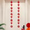 Decorações para Pendurar na Cortina para a Casa Nova do Noivo, Decoração de Quarto com Guirlanda de Caractere Duplo Felizes, Conjunto de Decoração para Quarto da Noiva e Quarto de Casamento
