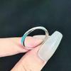 Anel Luminoso Dream Blue Butterfly Couple Ring Niche 2024 Novo Design Galaxy Luminous Ring Presente de Natal