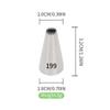 Bico de confeitar rosa pétala estilo coreano bico de confeitar aço inoxidável 304 bico de confeitar feijão de biscoito bolo creme bico 6 dentes 8 dentes 9 dentes