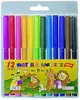 Caneta aquarela com haste de PP Pincel com haste de PP Pintura infantil Caneta aquarela Venda direta da fábrica